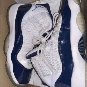 Jordan Athletic Shoes - White and Blue